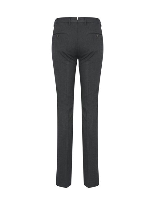 Pantalone Travel super slim in misto lana Grigio scuro PT TORINO | DS01Z00CL1 PO360240